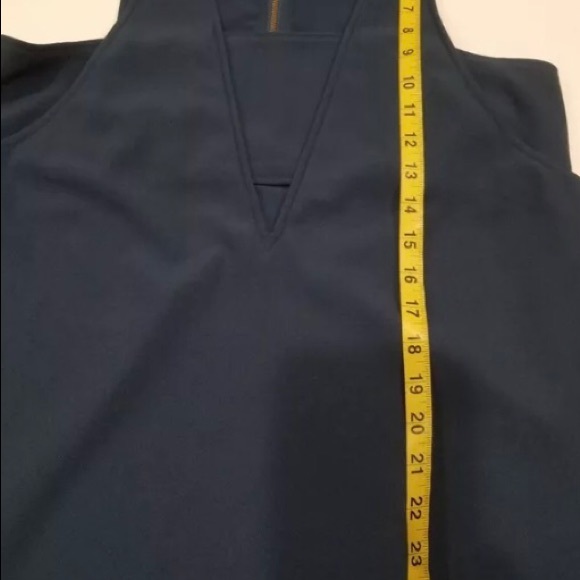 NWT women’s bandeau tank by Cooper & Ella.  Sz Large.  Zips up back.  Polyester - Picture 7 of 9